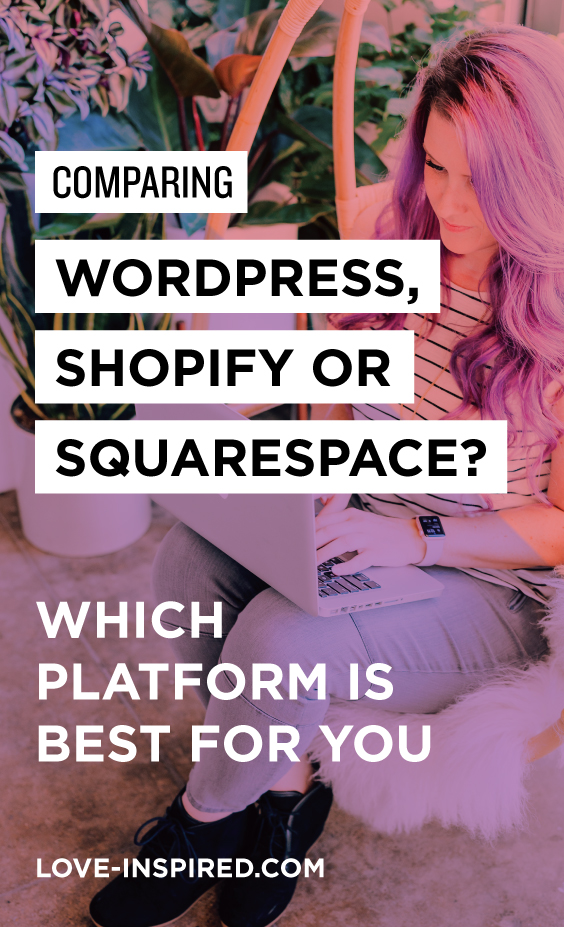 Which website platform is best for my small business? WordPress, Shopify or Squarespace?